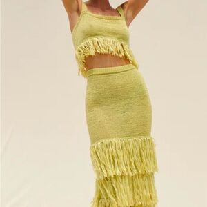 Saylor Shanda Set in Chartreuse XS